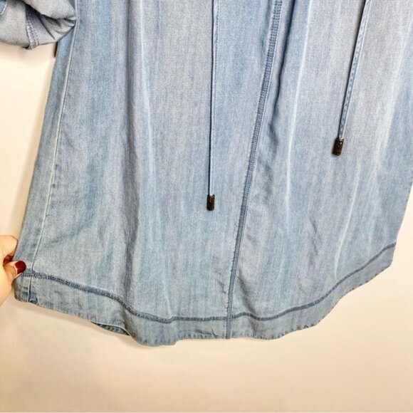 Altar’d State Lace Up Chambray Dress - Picture 5 of 9